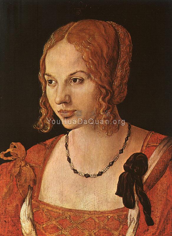Portrait of a Young Venetian Woman - 阿尔弗雷德·丢勒